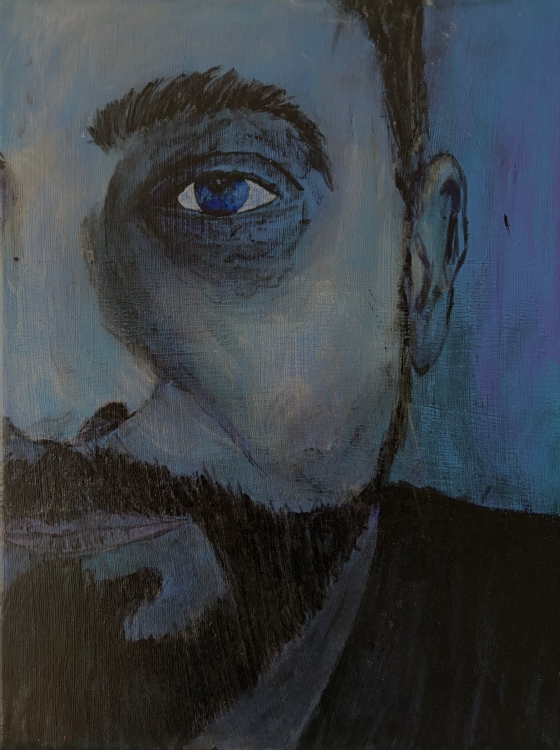 Who I am, Detail einer Arbeit von M. E. X. Rietzler